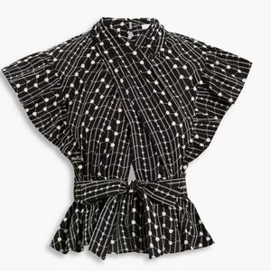 Derek Lam 10 Crosby peplum top.